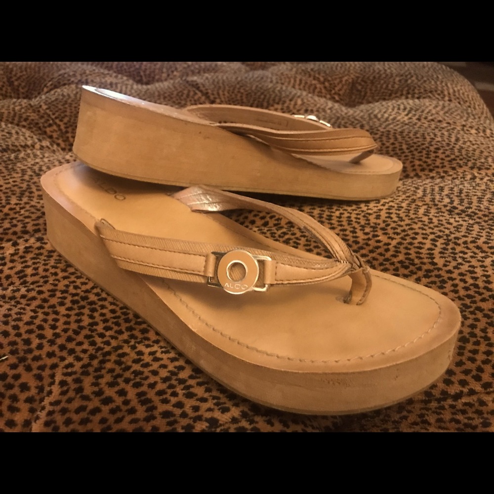 Aldo Leather Flip Flop